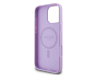Guess Saffiano Peony Classic Logo do iPhone 16 Pro Max purpurowy - 1278284 - zdjęcie 3